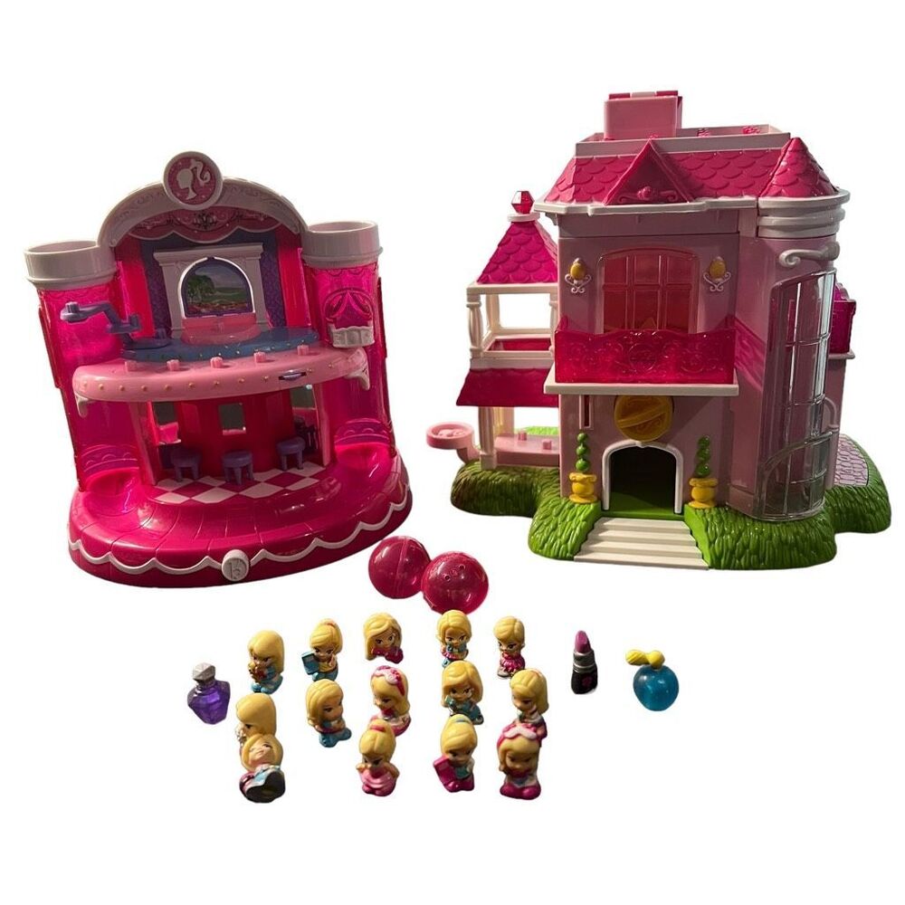 Barbie Squinkies Lot Of 17‎ Squinkies Dreamhouse Dance Stage Dispenser Blip Toys